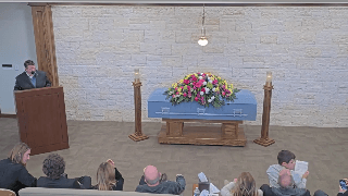 Announcements and Pallbearer Introductions