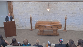 Rabbi Leads Kriya Ribbon Tearing and Prayer