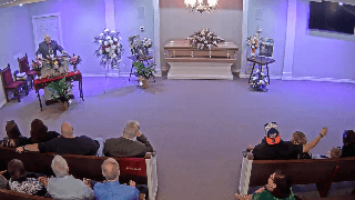 Pastor Veretto Reads Obituary and Prays