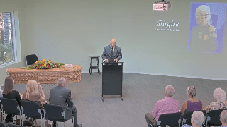 Funeral Introduction and Birgite's Life Overview