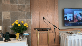 Musical Tribute and Moment of Reflection