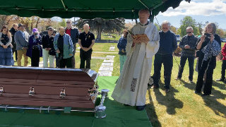 Final Prayers and Blessing at Graveside