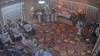 Reading from John 14 and Exhortation