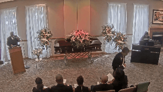 Hymn and Scripture Reading by Granddaughters