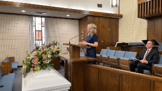 Obituary Reading and Memories by Sister Kristen