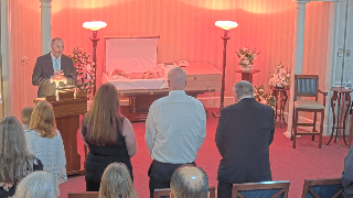 Prayer, Obituary Details, and Scripture Announcement