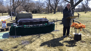 Rabbi's Eulogy, Psalms, and Kaddish