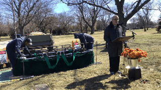 Rabbi's Graveside Prayers and Earth Ritual