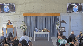 Wife's Tribute and Farewell to Eddie